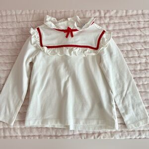 Jannie and Jack top collar long sleeve shirt 18/24M